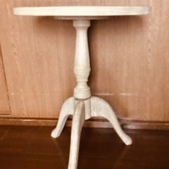 木製　サイドテーブル　インド製
