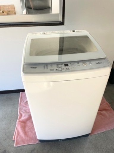 2018年製　縦型洗濯機 アクア 8キロ　AQW-GV80G