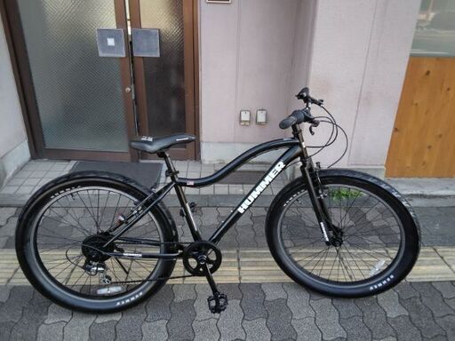 HUMMER[ハマー]26吋 MTB(ファットバイク)外装6段/ブラック