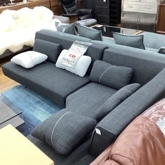 KJ-98【新入荷　アウトレット】ユーロコンフォート　オプト　カウチソファ2点セット　グレー