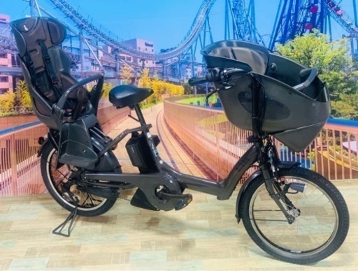 Ⅱ 4374 超高性能バッテリー12.8A 新品日本製タイヤ　子供乗せ電動自転車