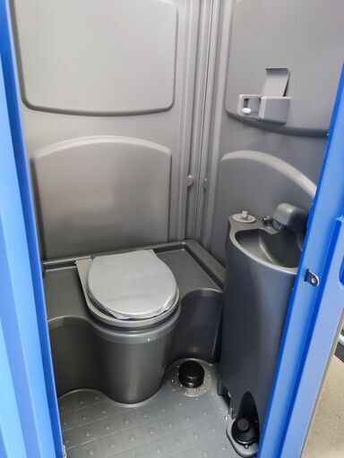 仮設トイレ売ります 洋式便座 番号キー付き
