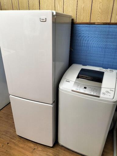 新生活家電お買い得セットNo⑬ ハイアール JR-NF173A 2ドア冷凍冷蔵庫 173L 2017年製・ヤマダ電気 YWM-T50A1 全自動洗濯機 5.0K 2017年製  2点セット！！