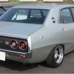 値下げ、旧車、日産スカイライン ケンメリ 純正 ノーマル リヤ テール 