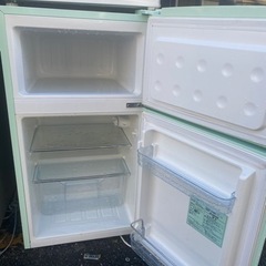 レトロ風冷蔵庫　2ドア　85L 2018年