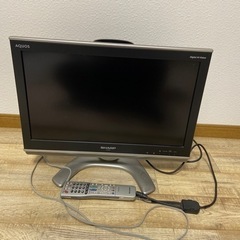 SHARP 20型TV 0円