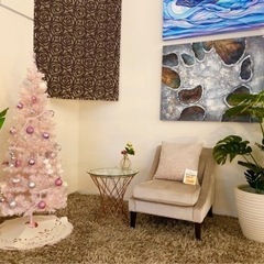 【新品】franc franc クリスマスツリー　1点物　美品　ピンク