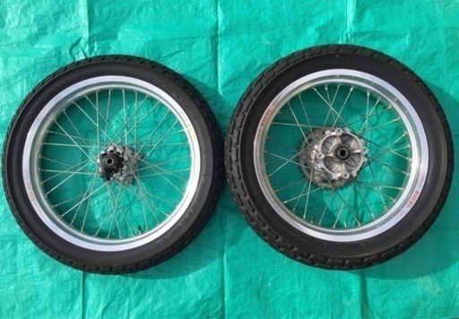 XR250 MD30 正立フォーク用 エキセルホイール 前後セット