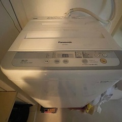【ネット決済・配送可】今月末処分　パナソニック　全自動洗濯機 N...