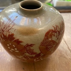 九谷焼　昭和レトロ　小さな壺