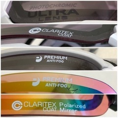 < Paypay決済可>DICE BANK スノーボード スキー ゴーグル 調光 偏光 2レンズ 2020購入