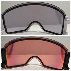 < Paypay決済可>DICE BANK スノーボード スキー ゴーグル 調光 偏光 2レンズ 2020購入