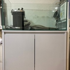 ⭐️福岡近郊配送します⭐️90cm水槽 水槽台 外部式フィルター LED照明　