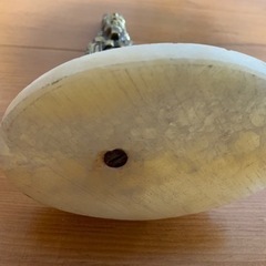 ファラオの置物　ゴールドカラー　大理石の台