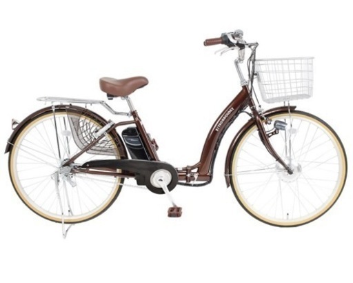 ⭐️新品未使用品⭐️21TECHNOLOGY 24インチ 折り畳み電動アシスト自転車 21テクノロジー チョコブラウン