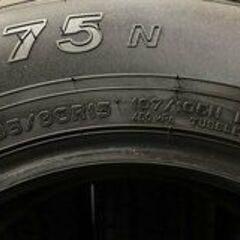 新車外し 2022年製 DUNLOP SP175N 195/80R15 107/105N LT 15インチ 夏タイヤ 4本 ハイエース キャラバン等　(JR301) クレジットカード QRコード決済可能
