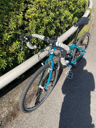 リサイクルショップどりーむ鹿大前店　No４８８　エコNo１４９６０X　GIANT　ロードバイク　シクロクロス　グレートジャーニー　26インチ　女性でも乗れます♪　フロントディレーラー固着　ターコイズカラー リサイクルショップどりーむ鹿大前店 No488 エコNo14960X