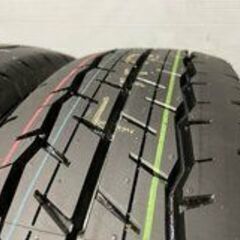 新車外し 2022年製 DUNLOP SP175N 195/80R15 107/105N LT 15インチ 夏タイヤ 4本 ハイエース キャラバン等　(JR308)クレジットカード QRコード決済可能