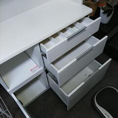 北41★　美品　ニトリ　キッチンボード　ダリア100WH　食器棚　レンジボード　札幌　リサイクルショップ　ホームプラスリサイクル　東区