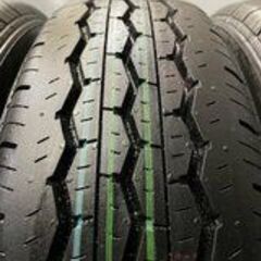 新車外し 2022年製 BS ECOPIA RD613 195/80R15 107/105N LT 15インチ 夏タイヤ 4本 ハイエース キャラバン等　(JR311) クレジットカード QRコード決済可能