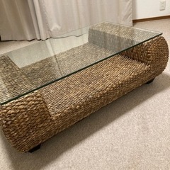 取りに来て下さる方限定　アジアンリビングテーブル