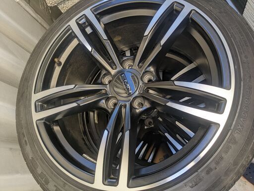 ホイール付きスタッドレスタイヤ 18インチ 4本 （美品 BMW F30