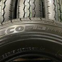 新車外し 2022年製 BS ECOPIA RD613 195/80R15 107/105N LT 15インチ 夏タイヤ 4本 ハイエース キャラバン等　(JR322) クレジットカード QRコード決済可能