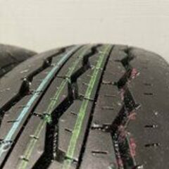 新車外し 2022年製 BS ECOPIA RD613 195/80R15 107/105N LT 15インチ 夏タイヤ 4本 ハイエース キャラバン等　(JR322) クレジットカード QRコード決済可能