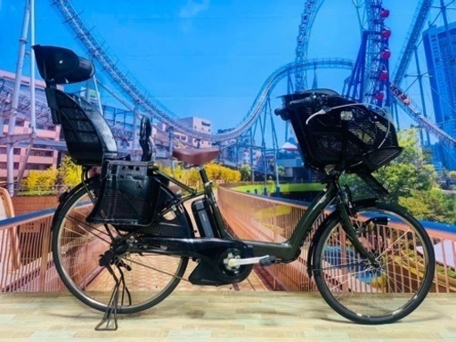 Ⅱ 4403 長生きバッテリー6.6A 26インチ　子供乗せ電動自転車　3人乗り