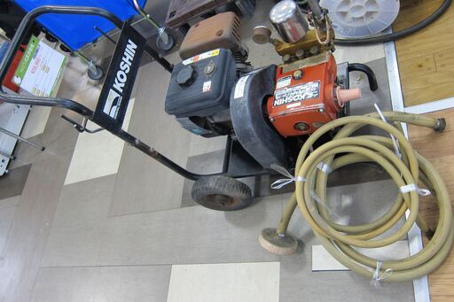 中古品 工進 エンジン式洗浄動噴 DM-30 4.0MPa 30L/min 整備済み