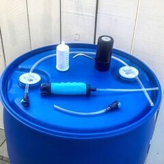 アクアドラム浄水システム + 交換用浄水フィルターセット　携帯浄水器