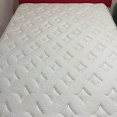 SEALY シーリージャパン ベッドフレーム＋マットレスセット ダブルベット レザー