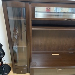 テレビボード ハイタイプ 木製 収納多数あり