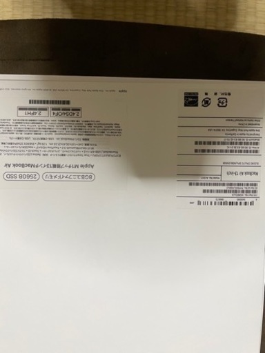 MacBook Air M1 使わなかったので売りたいです。
