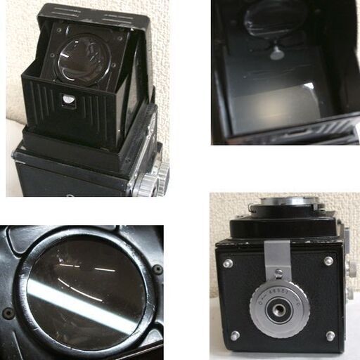 シャッター切れる☆レトロ マミヤ フレックス ニ眼レフカメラ レンズ
