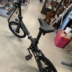 ◎電動アシスト折りたたみ自転車　ENDRAGWAY　CarbonAge　20インチ　カーボンブラック　充電用アダプタ付き◎