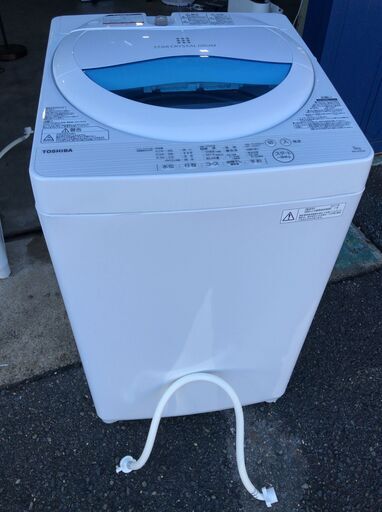TOSHIBA  全自動洗濯機 AW-5G5 5.0kg 2017年製 J10120