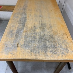 作業台テーブル　Used品　汚れ剥げあり
