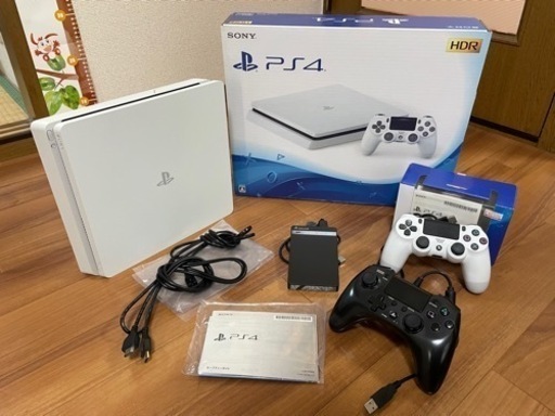 PS4スリム本体 SSD換装済み コントローラー2個・外付HDD付 - テレビゲーム