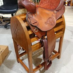 Lone Star Leather Co.｜Waco Texas｜鞍｜サドルスタンド付｜本革