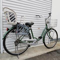 26インチ ブリヂストン 子供乗せ付 軽快車 防犯登録料込!! [No.183]