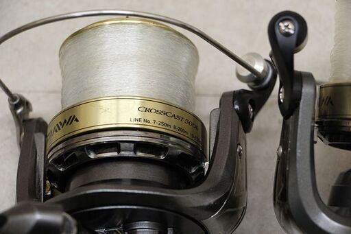 DAIWA スピニングリール CROSSCAST5000 2個まとめて (P1494skmY 