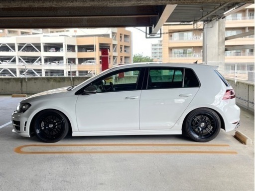 VW GOLF R MK7/禁煙内外美車/機関良好/歴無/RPF1/BC車高調/黒革