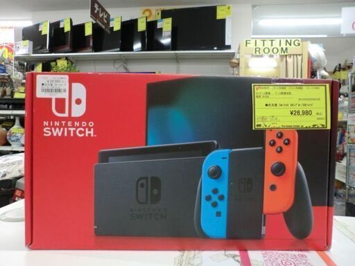 ジモティ来店特価!!! switch ﾈｵﾝﾌﾞﾙｰ/ﾈｵﾝﾚｯﾄﾞ　Ｊ-1034