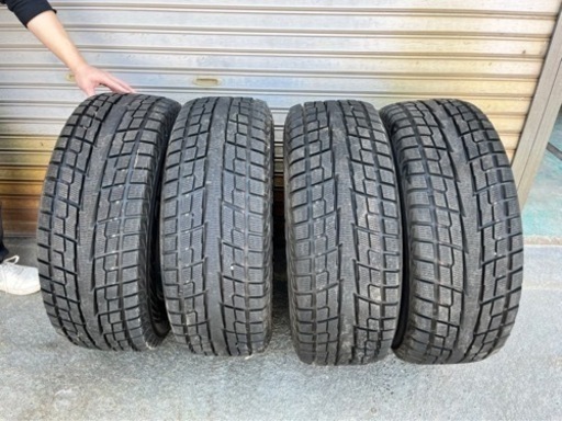 27日まで】美品 バリ山 プラド 純正アルミ スタッドレス 265/65R17 4本