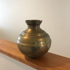 【インド】真鍮製の水壺 インテリア アンティーク風 エスニック ...