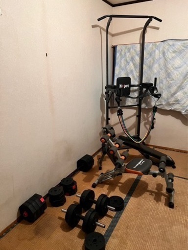 お話し中 自宅用トレーニングジム 引き取り限定