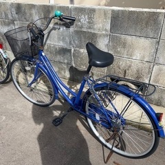 自転車（青）