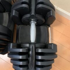 可変式ダンベルセット　40kg x 2個