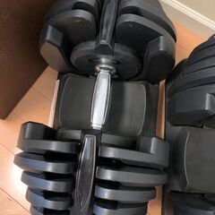 可変式ダンベルセット　40kg x 2個